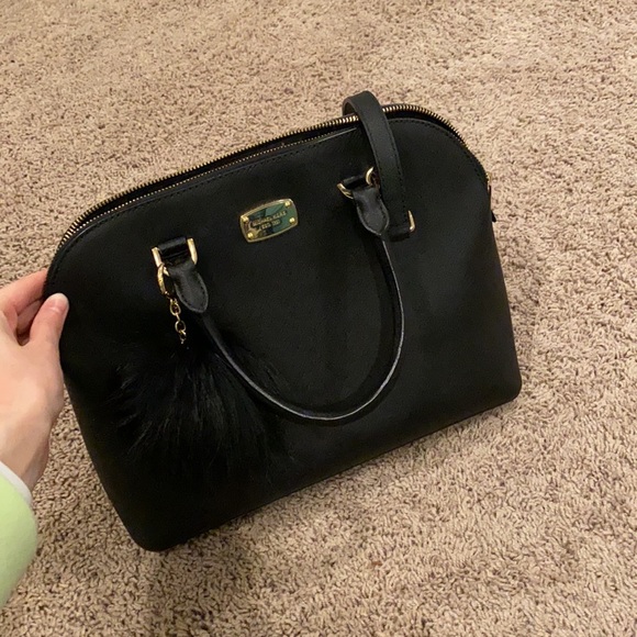 Michael Kors Black Leather Purse - Picture 4 of 4